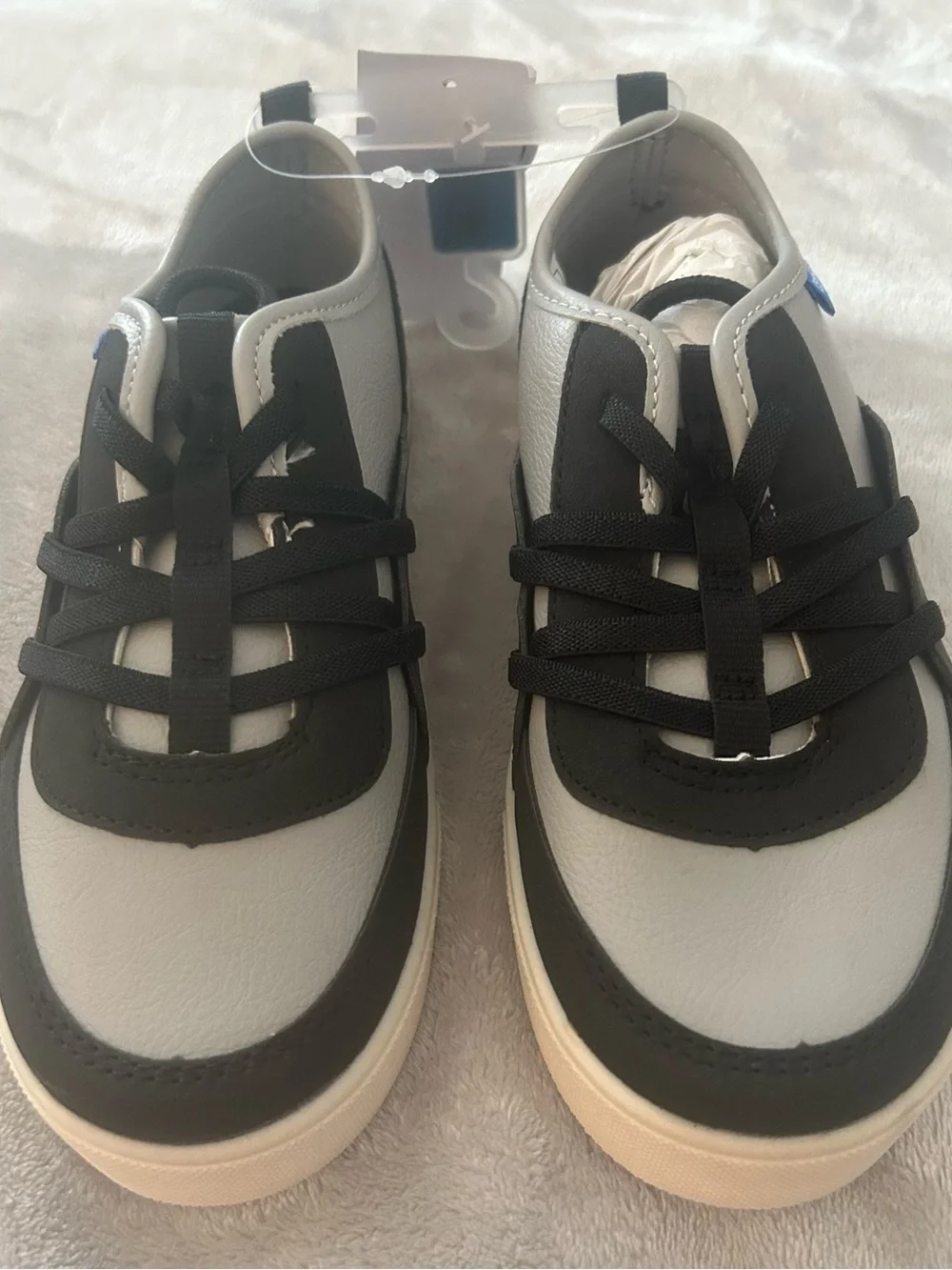 NWT Oshkosh Kids Black and Gray Sneakers - Comfortable Everyday Shoes